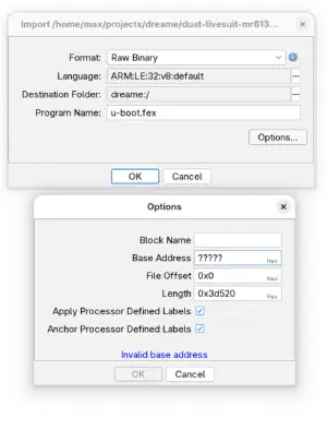 Ghirda load dialog