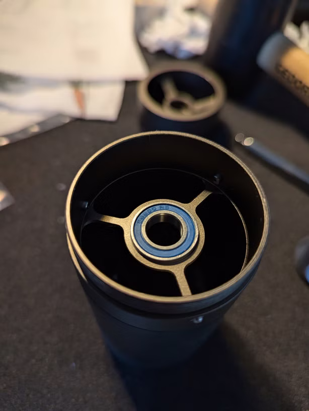 New bearing installed